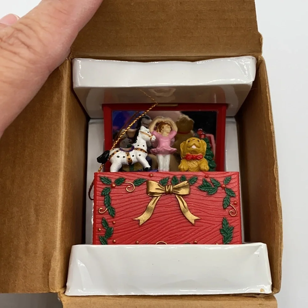 Avon Gift Collection Musical Toy Box Ornament